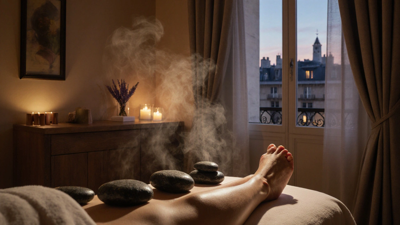Les Bienfaits Cachés du Massage aux Pierres Chaudes : Plus Que du Relaxant