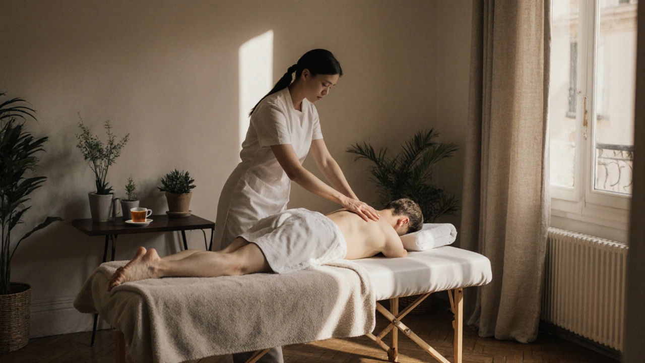 Les meilleurs moments pour un massage à domicile à Paris