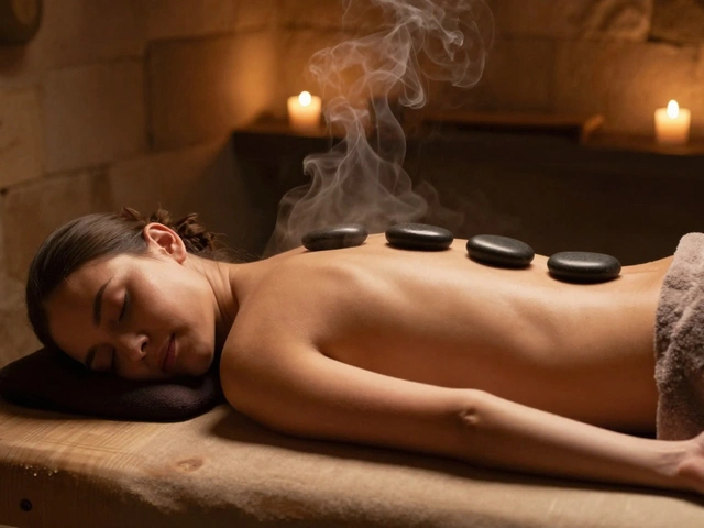 Comment le massage aux pierres chaudes peut réduire les symptômes de dépression